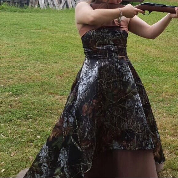Camo Prom Brown Princess - Picture 1 of 2